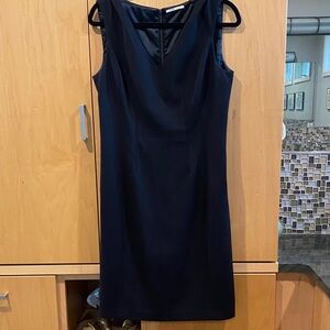 Tahari Black Midi Dress
